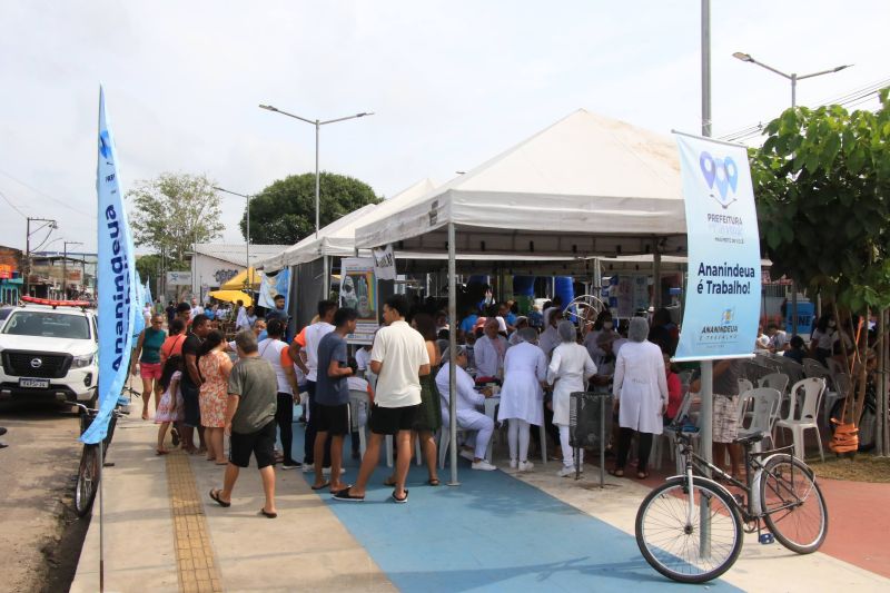 Ação Prefeitura em Movimento no canteiro do PAAR