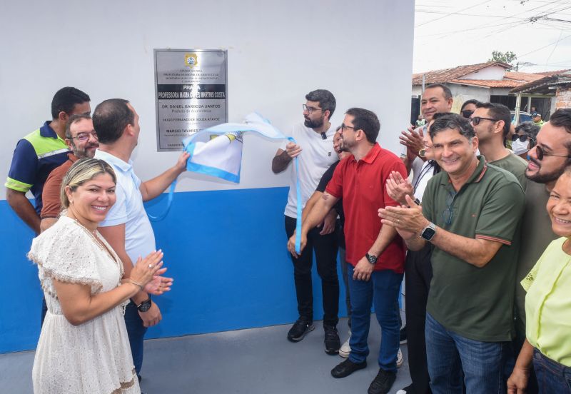 Inauguração da praça Maria Céres Martins Costa na cidade nova 6 entre WE 67 e 68