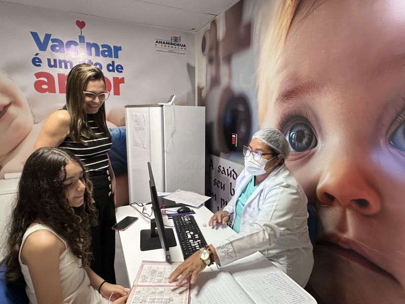 2ª Dose da vacinação contra a dengue posto avançado de vacinação no shopping Metrópole