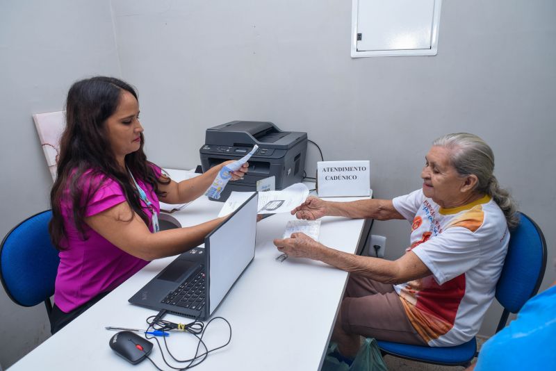 Atendimento do Cadúnico no Cras Curuçambá