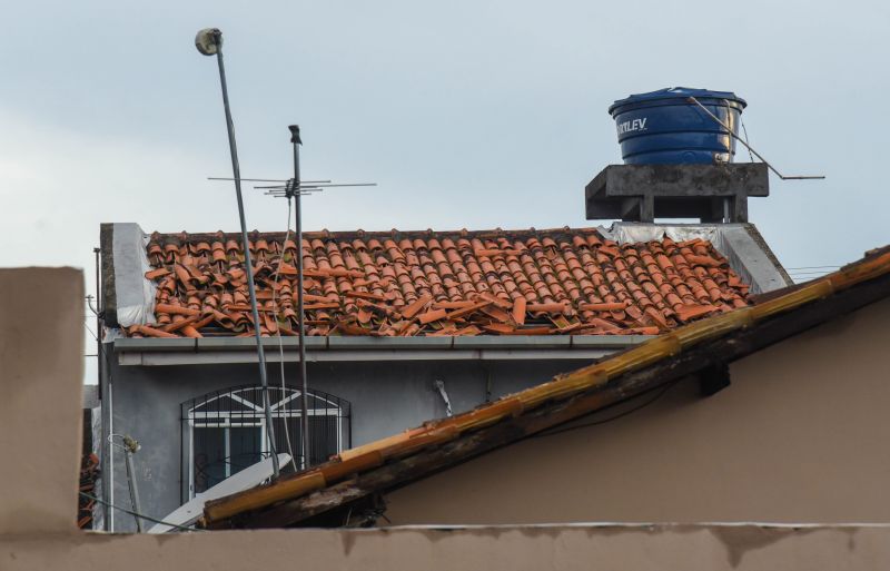 Moradores atingido pela Ventania na Cidade Nova WE 65