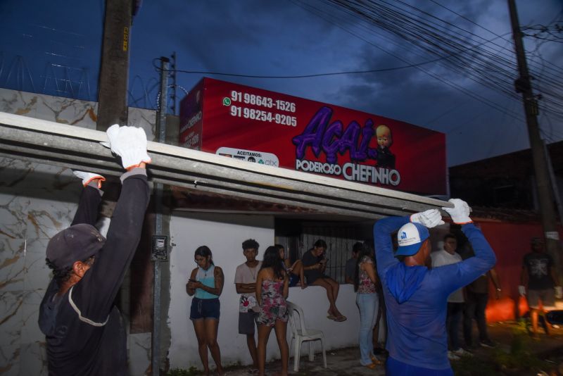 Moradores atingido pela Ventania na Cidade Nova WE 65