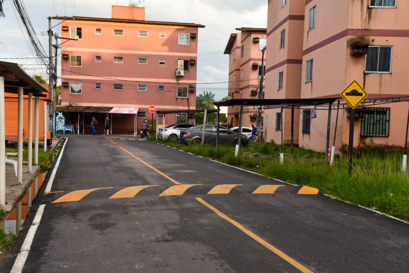 Inauguração asfáltica no residencial Tancredo Neves, rua Principal e rua Deus é Fiel no bairro Aurá