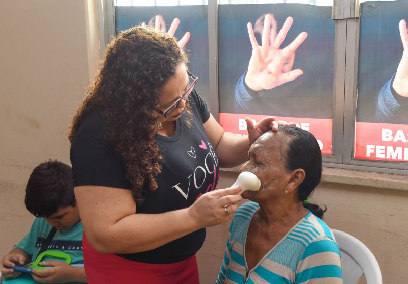 Janeiro branco e ação mulher realizado na SEMMU