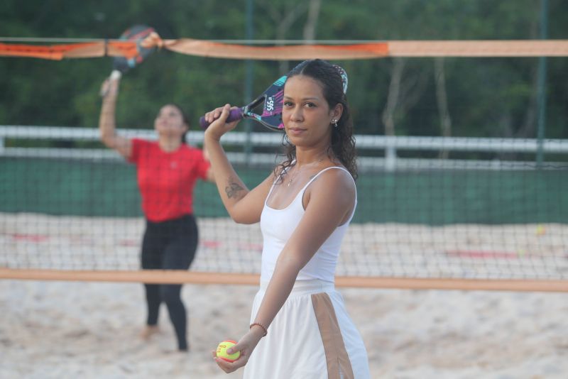 Abertura do projeto raquetes do futuro e aulão de beach tennis e tênis