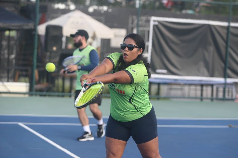 Abertura do projeto raquetes do futuro e aulão de beach tennis e tênis