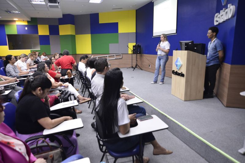 2° Encontro Municipal de Saúde Mental de Ananindeua no auditório da faculdade Estácio