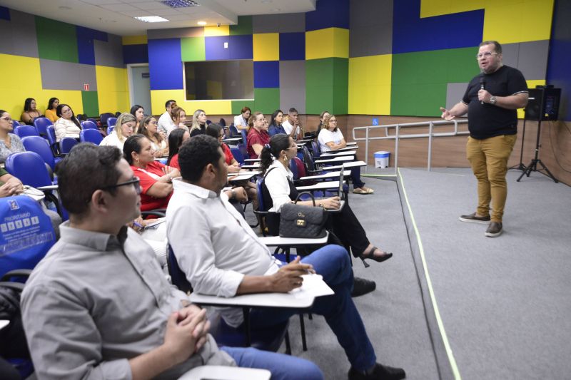 2° Encontro Municipal de Saúde Mental de Ananindeua no auditório da faculdade Estácio