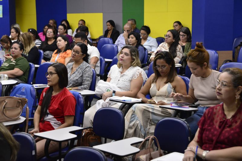 2° Encontro Municipal de Saúde Mental de Ananindeua no auditório da faculdade Estácio