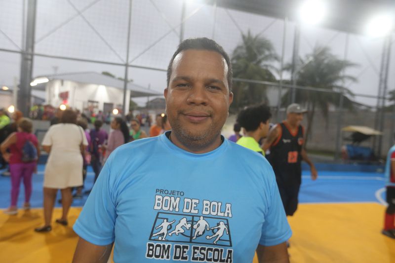 Abertura do Projeto Bom de Bola Bom Escola na praça Tancredo Neve bairro Cidade Nova