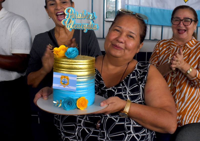 Homenagem a Cleucydia na EMEF Clodomir de Lima Begot