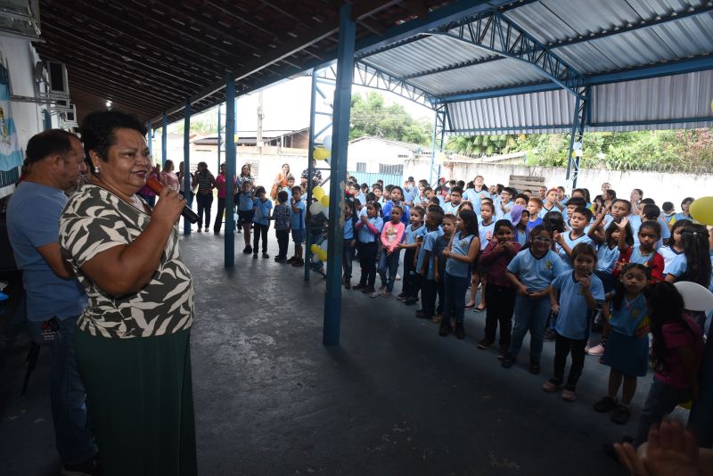 Homenagem a Cleucydia na EMEF Clodomir de Lima Begot