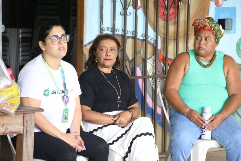 Entrega de cestas básicas no Quilombo do Abacatal