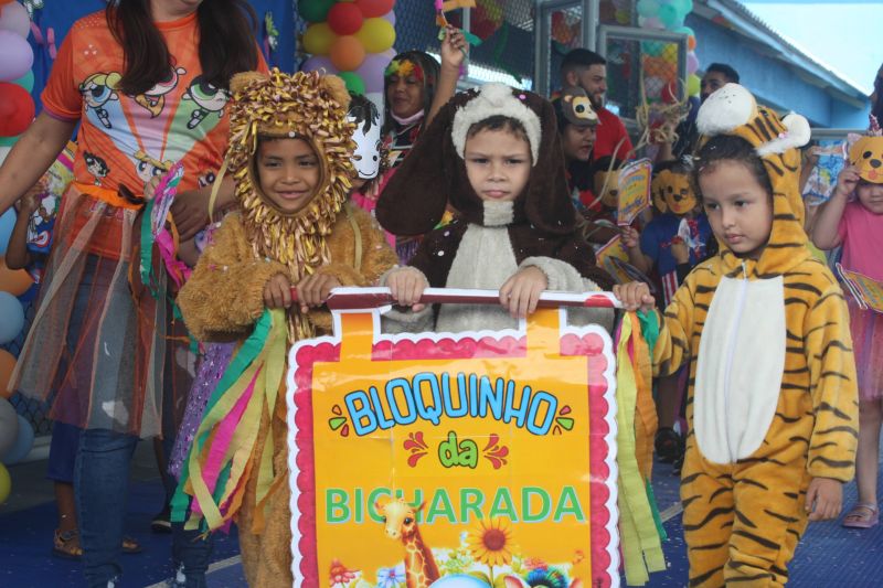 Carna kids na EMEF Maria Luisa no bairro Curuçambá