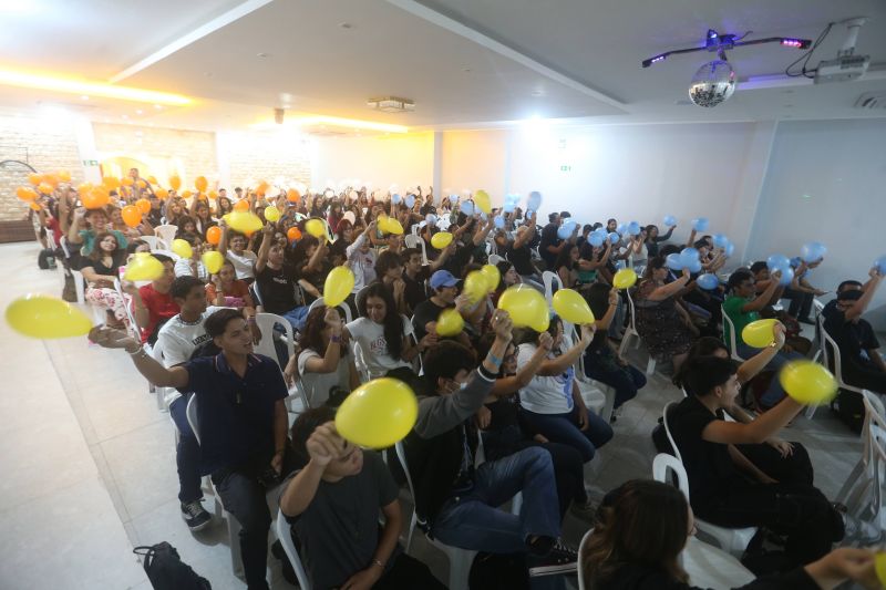 Aula inaugural do cursinho Pré-Enem Municipal no colegio Intelectual