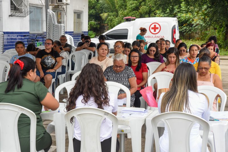 Programa Fila Zero na Policlínica Cleonisse Begot no bairro Águas Lindas