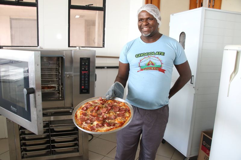 Oficina com Empreendedorismo de pizza na Cop 30