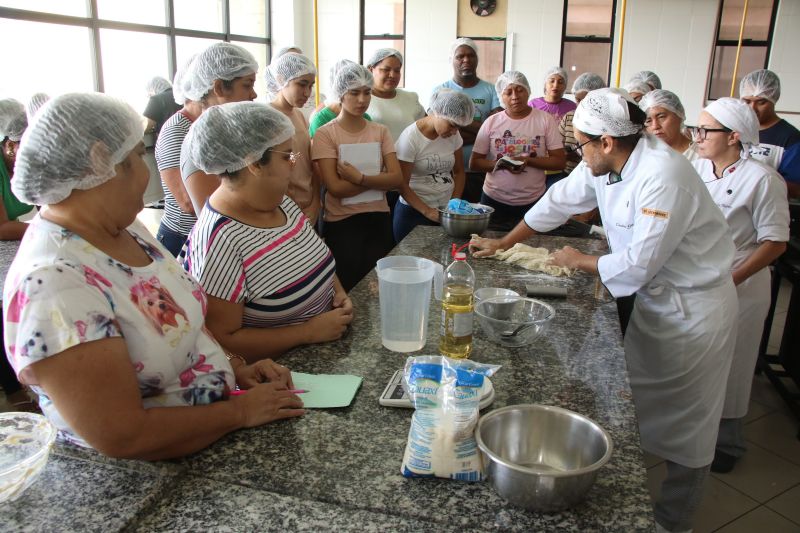 Oficina com Empreendedorismo de pizza na Cop 30