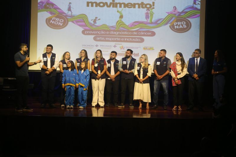 Abertura do Projeto Equatorial , com energia da saúde em movimento no teatro Municipal de Ananindeua