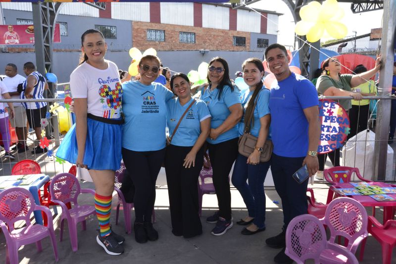 Manhã alegre e conscientização sobre autismo no parque Cultural Vila Maguary