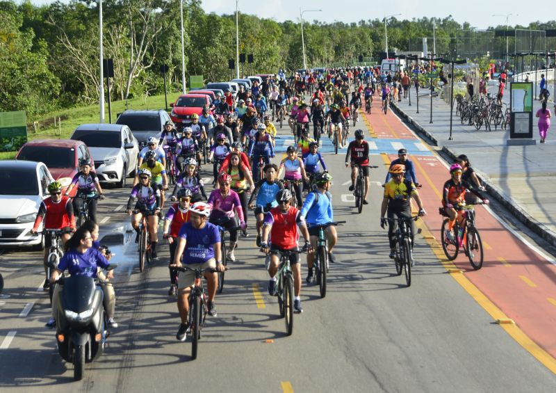 Ciclotur no Parque Vila Maguary