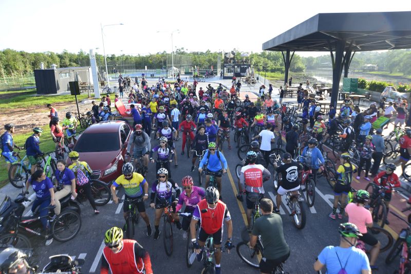 Ciclotur no Parque Vila Maguary