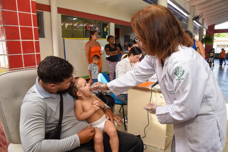 Saúde na Escola CMREI Irmã Dulce no bairro de Águas Lindas