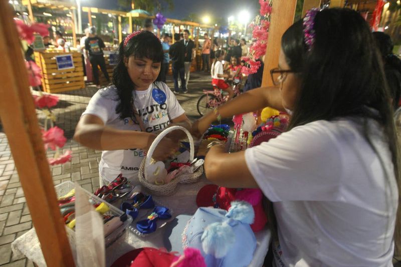 Primeira feirinha inclusiva municipal de Ananindeua no Vila Parque Maguary