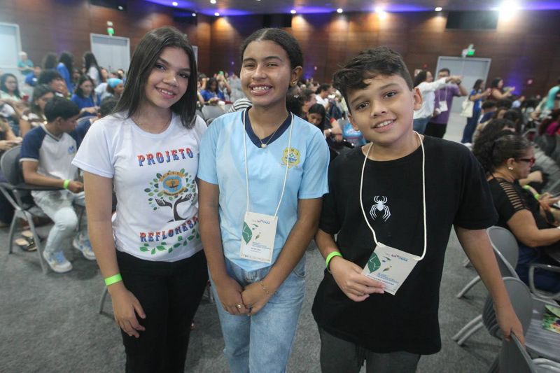 Conferência infanto e juvenil estadual de Meio Ambiente no Hangar