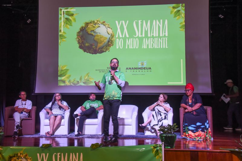 Abertura da Semana do Meio Ambiente no Teatro Municipal de Ananindeua