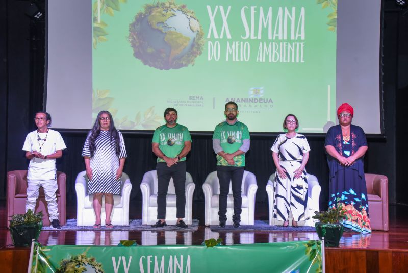Abertura da Semana do Meio Ambiente no Teatro Municipal de Ananindeua