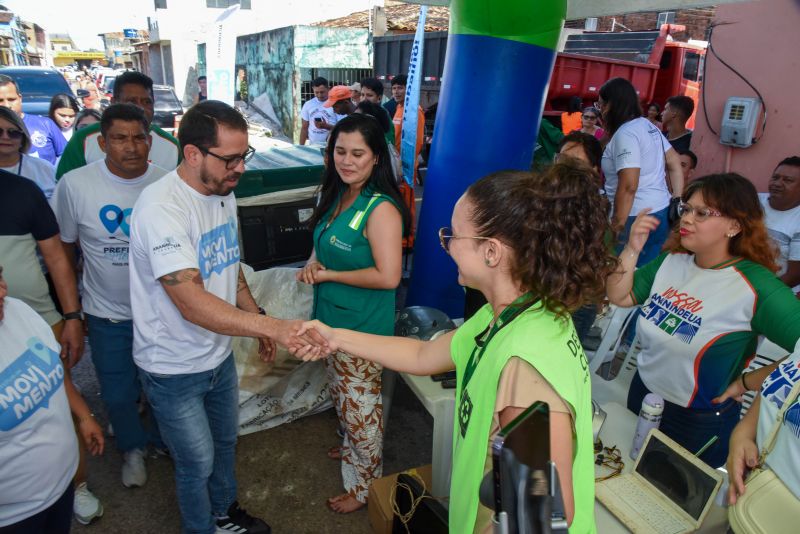 Programa Prefeitura em Movimento no bairro do Aurá