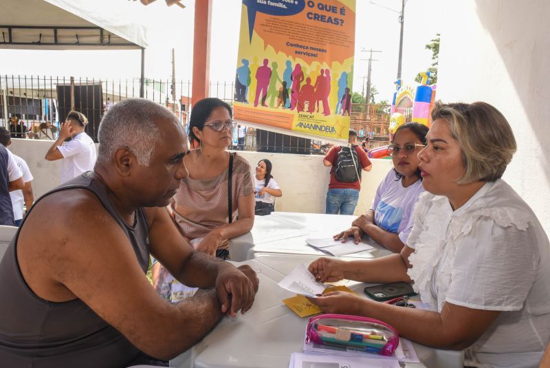 Programa Prefeitura em Movimento no bairro do Aurá