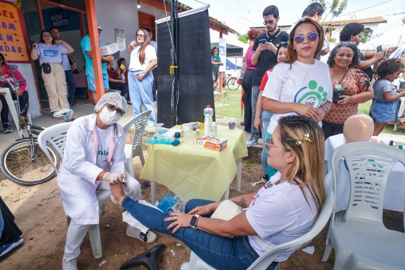 Programa Prefeitura em Movimento no bairro do Aurá