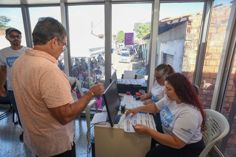 Programa Prefeitura em Movimento no bairro do Aurá