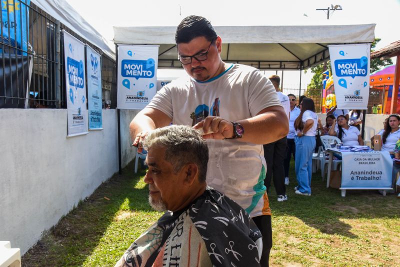 Programa Prefeitura em Movimento no bairro do Aurá