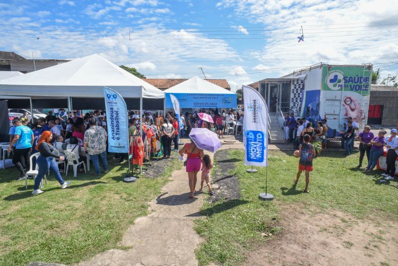 Programa Prefeitura em Movimento no bairro do Aurá