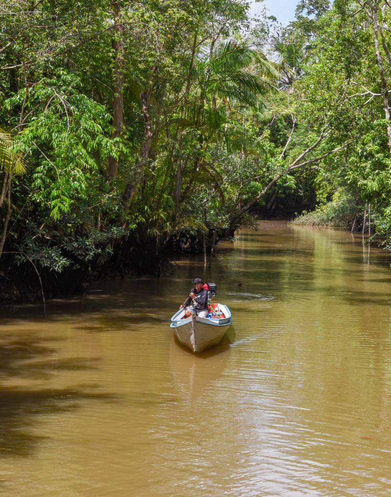 Eco trilha na Ilha de João Pilatos