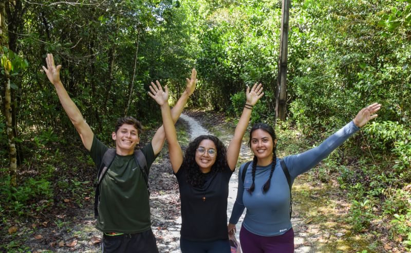 Eco trilha na Ilha de João Pilatos