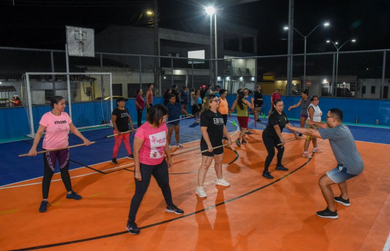 Aulão de Ritbox na praça Marcos Vinícius Leite Rodrigues no bairro 40 H