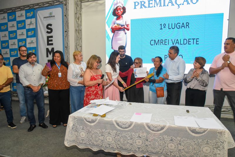 Premiação do Concurso Interno Avental de Ouro, no Auditório da SEMED