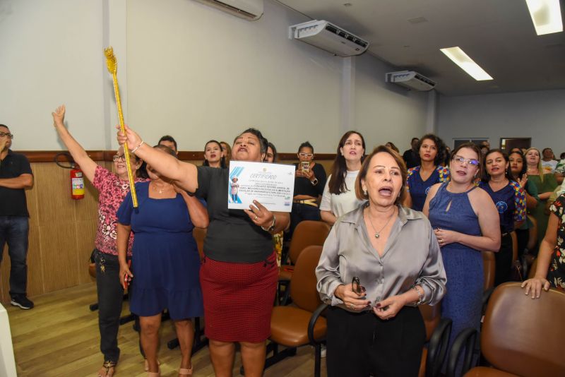 Premiação do Concurso Interno Avental de Ouro, no Auditório da SEMED