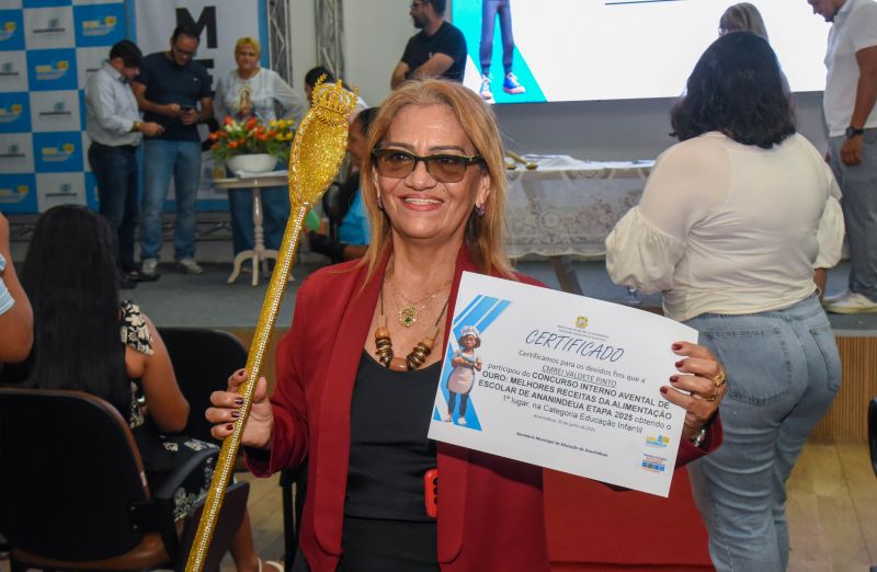 Premiação do Concurso Interno Avental de Ouro, no Auditório da SEMED