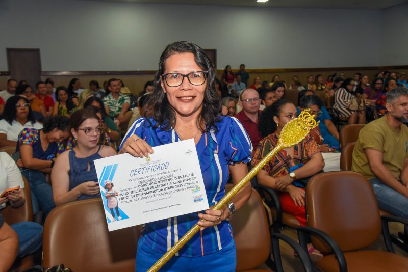 Premiação do Concurso Interno Avental de Ouro, no Auditório da SEMED