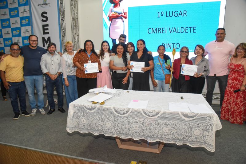 Premiação do Concurso Interno Avental de Ouro, no Auditório da SEMED