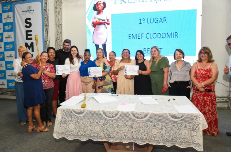 Premiação do Concurso Interno Avental de Ouro, no Auditório da SEMED