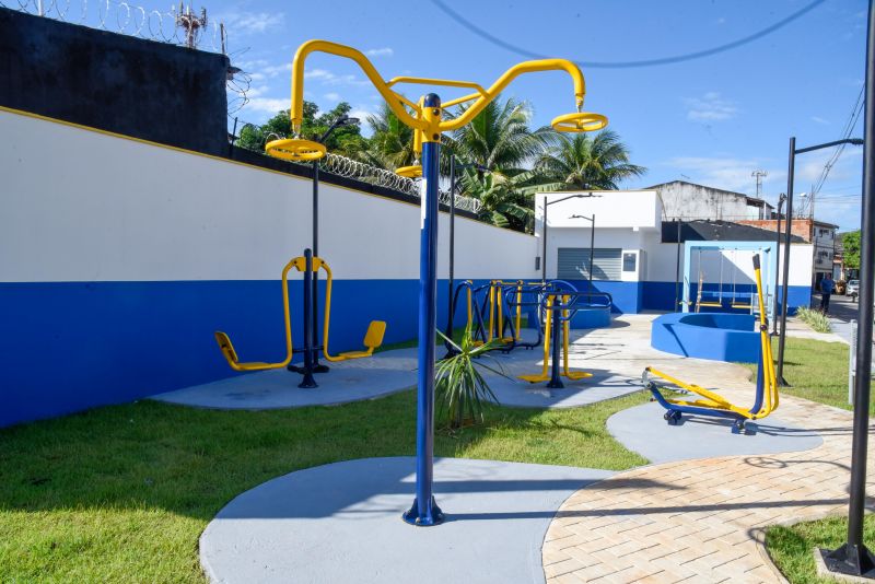 Inauguração da academia ao ar livre na trav 19 na Cidade Nova Ill