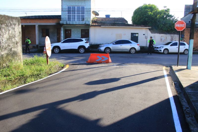 Inauguração das ruas Pavimentadas no bairro do Curuçambá