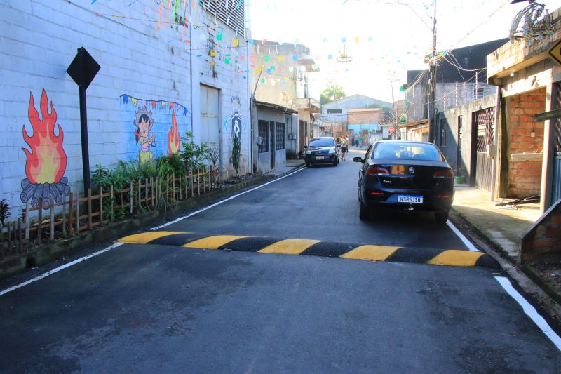 Inauguração das ruas Pavimentadas no bairro do Curuçambá