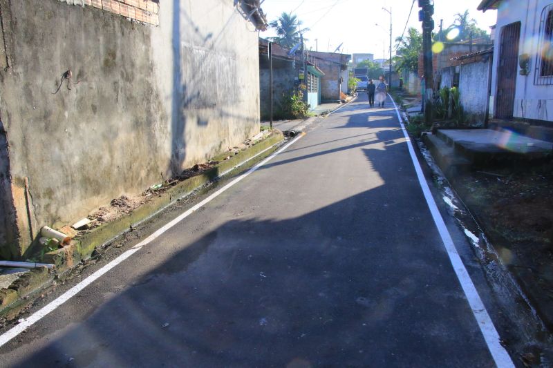 Inauguração das ruas Pavimentadas no bairro do Curuçambá